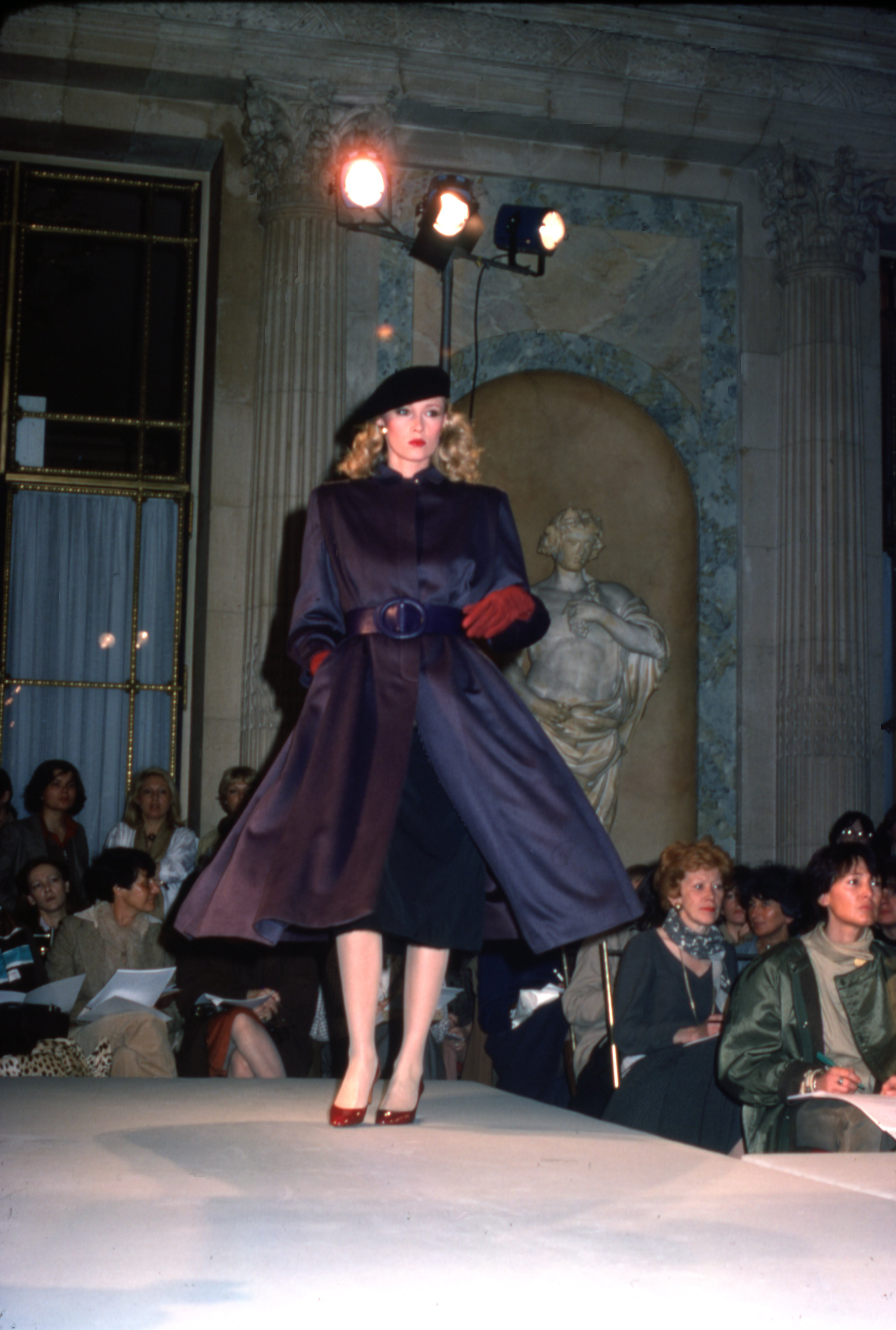 Scanned 1970's fashion slides of Paris Runway shows