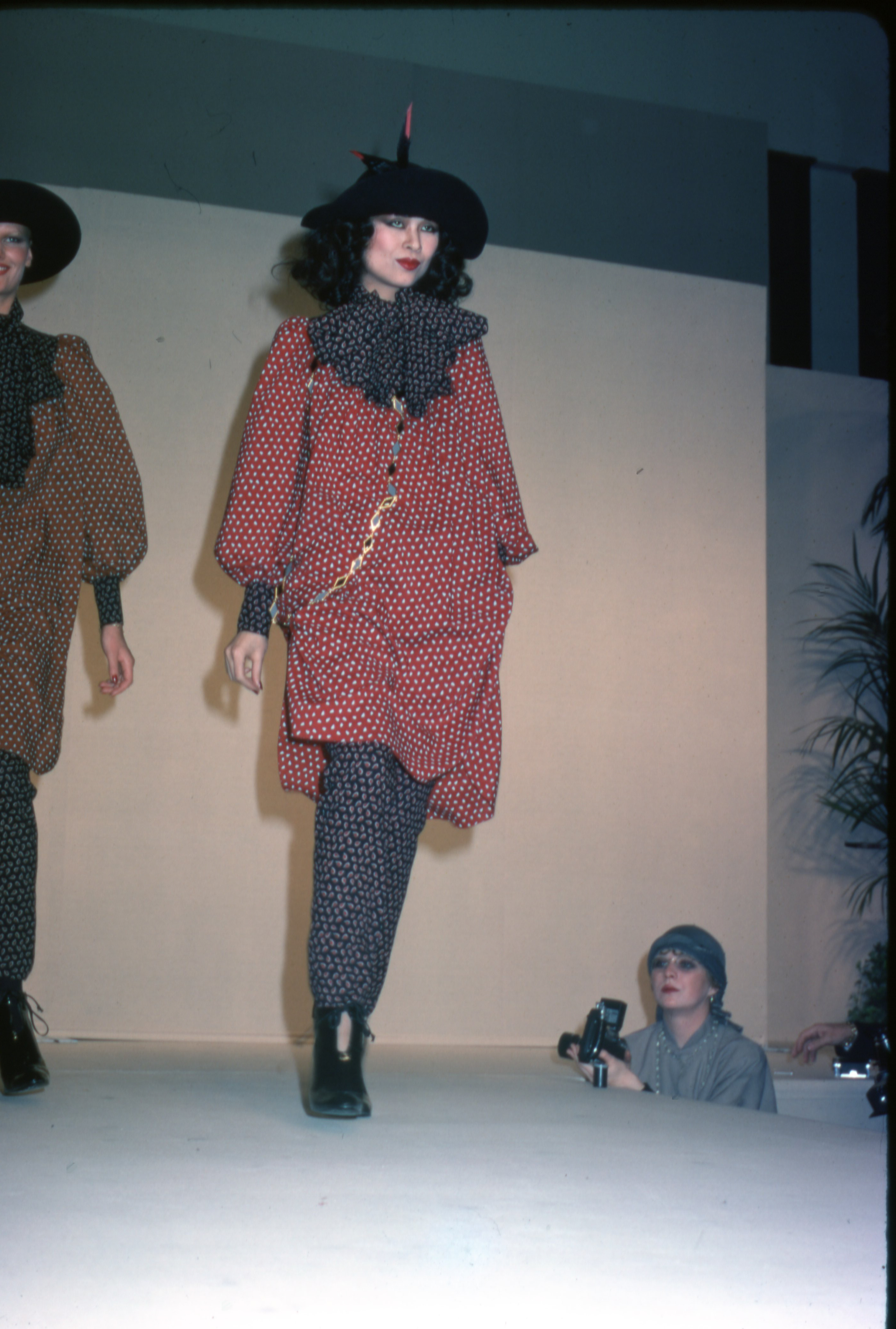 Scanned 1970's fashion slides of Paris Runway shows