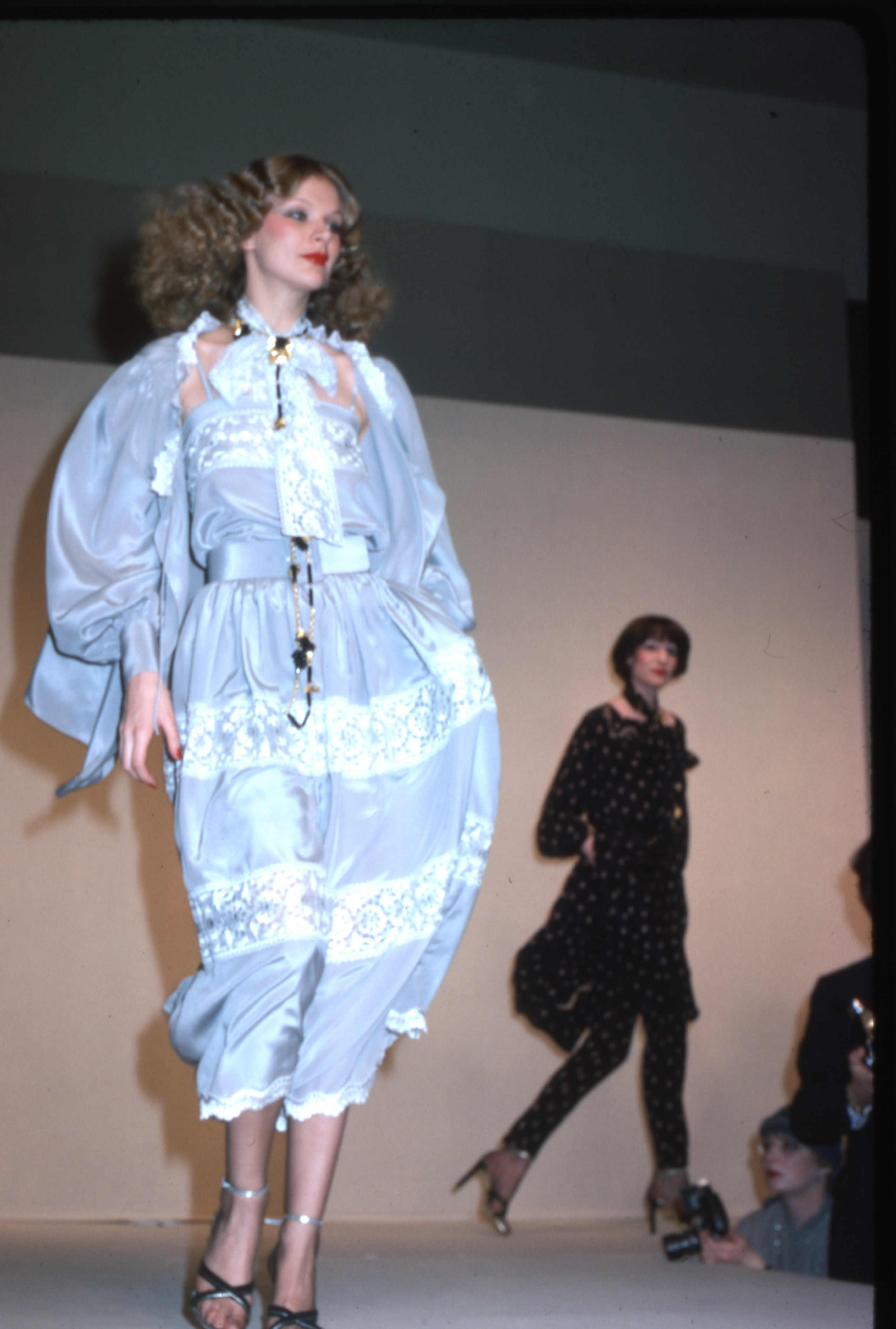 Scanned 1970's fashion slides of Paris Runway shows